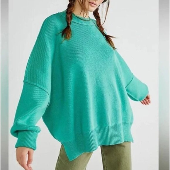 Free People Sweater  Easy Street Size XL Dolman Oversized Sold Out Color - Picture 1 of 16